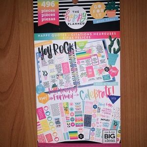 NEW The Happy Planner Happy Quotes Sticker Book